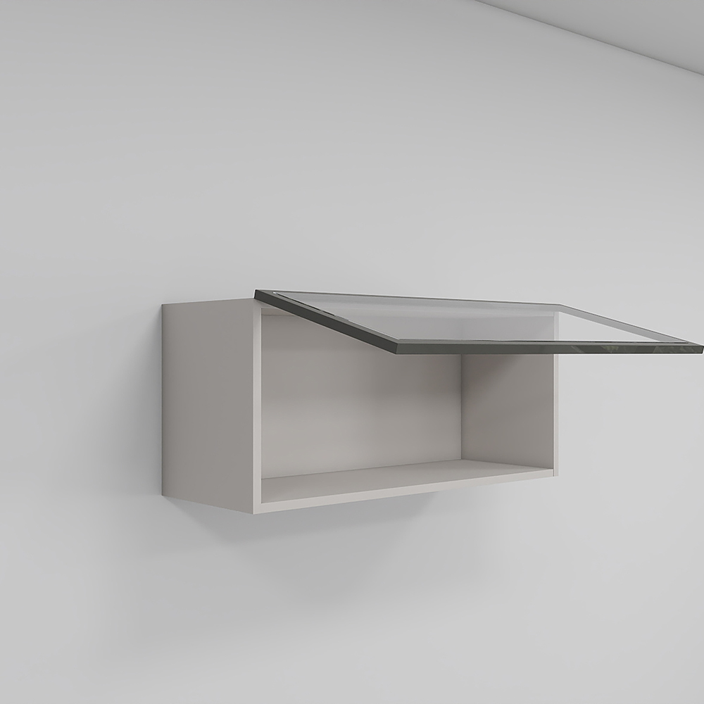 ตู้แขวนบานเปิดขึ้น (บานกระจก) SF90G - 2